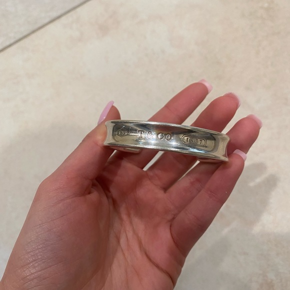 Tiffany & Co. Sterling Silver 1837 Cuff Bracelet - Picture 3 of 4